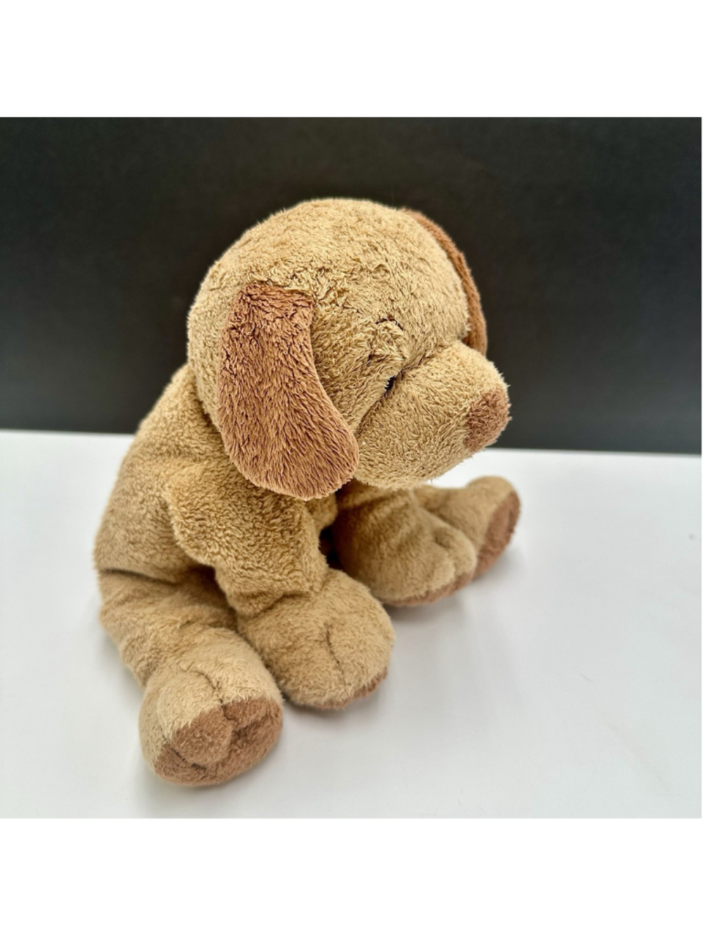 Ty Pluffies Puppers Plush Puppy Dog Soft TyLux 2003 Stuffed Toy Brown Tan - Picture 2 of 9